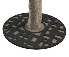 ASF Cubes round mild steel tree grille
