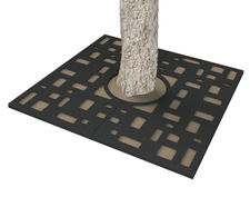 ASF Cubes square mild steel tree grille