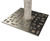 ASF Cubes square stainless steel tree grille 0