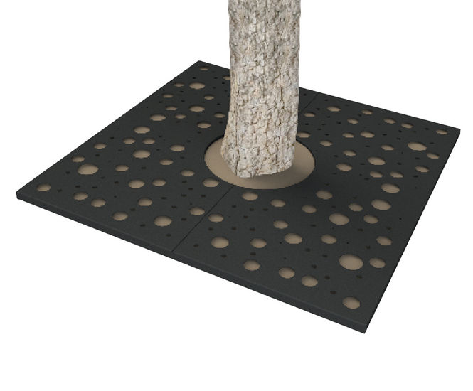 ASF Planet square mild steel tree grille