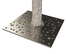 ASF Planet square stainless steel tree grille