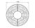 ASF Rivulet round corten steel tree grille 1