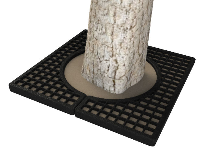 ASF 305 recycled cast iron tree grille