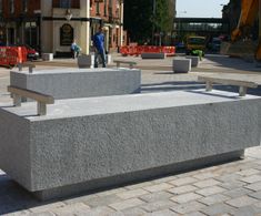 ASF Cubist granite bench