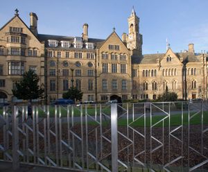 Bespoke post and panel for Bradford City Hall