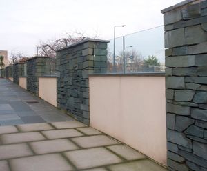 Glass balustrade for outside area at Bradford Library
