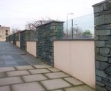 Glass balustrade for terracing at Bradford Library - on this page