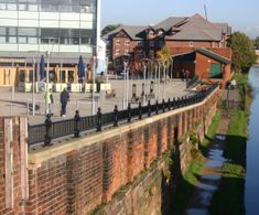 ASF Balmoral short panel post for Salford Quays