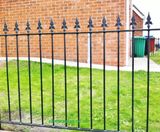 ASF Brook arrow top steel railings - on this page