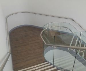 ASF Slim channel fixed glass balustrade