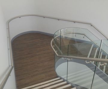 ASF Slim channel fixed glass balustrade