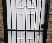 ASF door and wall mounted security gate