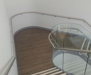 ASF Channel Fixed Glass Balustrade - slim fix