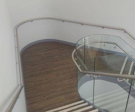 ASF Channel Fixed Glass Balustrade - slim fix