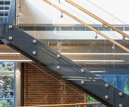 ASF glass balustrade adaptions fixings