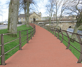 ASF Hawick - cast iron post and rail system - on this page