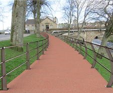 ASF Hawick - cast iron post and rail system