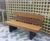 ASF Salix steel and timber seat 0