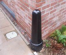 ASF building protection corner bollard