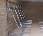 ASF semi-vertical cycle rack