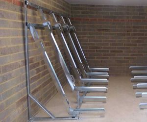 ASF semi-vertical cycle rack