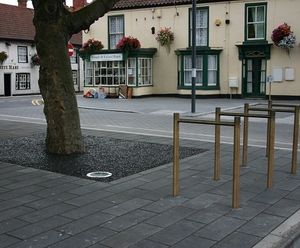 ASF bespoke bronze cycle stands for public realm