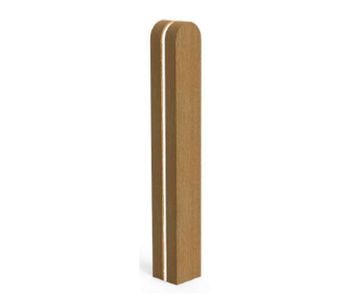 ASF IC Sway illuminated larch bollard