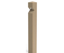 ASF IC Stratton Eco softwood illuminated bollard