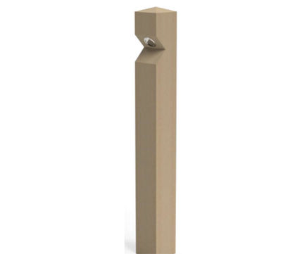ASF IC Stratton Eco softwood illuminated bollard