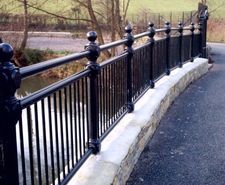 Cast iron railings - Cambridgeshire