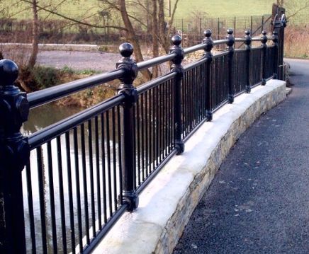 Cast iron railings - Cambridgeshire