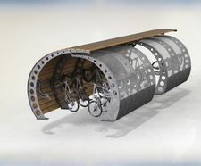 ASF Meso space-saving cycle shelter