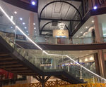 ASF curved LED illuminated handrails - pavement and pathway lighting