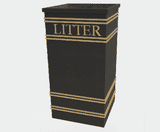 ASF 401 Recycled Cast Iron Litterbin - on this page