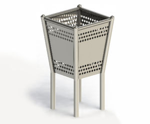 ASF 7001 Stainless Steel Litterbin