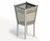 ASF 7001 Stainless Steel Litterbin 0