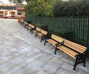 ASF 502 benches for Coach Street development, Skipton