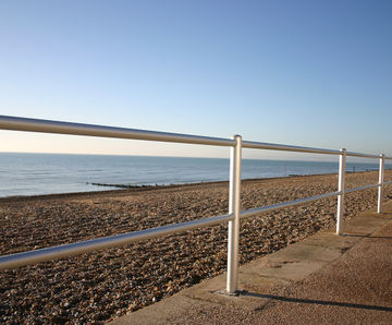 ASF Bexhill 2-rail aluminium post and rail system