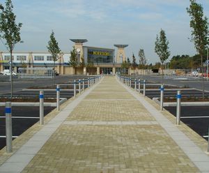 ASF 5002/M bollards - Morrisons supermarkets