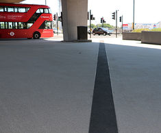Resin bound surface makes busy London roundabout safer