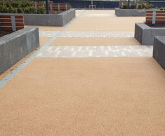 Resin bound surfacing for Lidl HQ