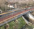 Busy road bridge renewed with resin bound surface 1