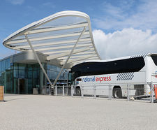 Resin bound surfacing for busy transport interchange