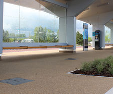 DekorGrip resin bound surfacing - Tipner Park and Ride