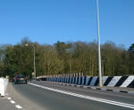 Meon road markings improve safety at Tarleton Bridge