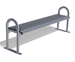 Caldecott - Contemporary Steel Bench