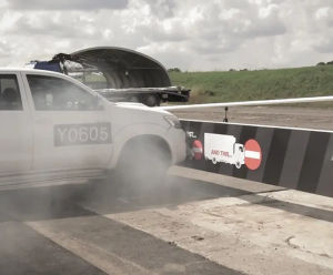 Manual crash-rated barrier for emergency access gates, Gatwick Airport