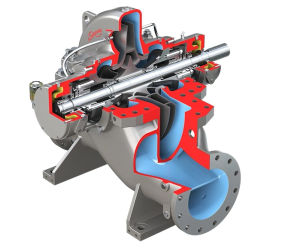 Worthington® LNN Between Bearings Pump - Axially Split, Single Case