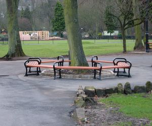 Avenue Hexagonal Tree Bench