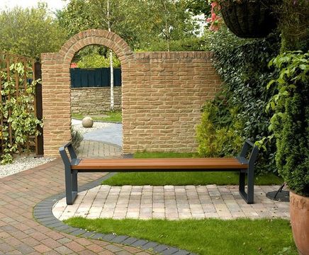 Cerro Wooden Bench with Aluminium Frame